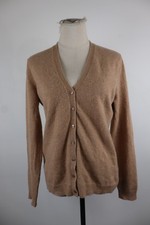 B K Pull Femme Tg M Cardigan 100% Pur Cachemire