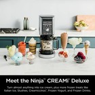 Ninja CREAMi DELUXE 11 in 1 Ice Cream  Frozen Treat Drink Maker XL Silver Black
