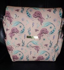 Petunia Pickle Bottom Boxy Baby Diaper Bag Backpack Disney's Little Mermaid Pink