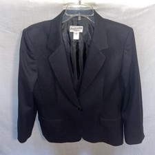 Pendleton Dressy Blazer Womens Size 14 Black Wool Business Formal City
