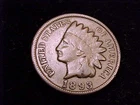 1893 Indian Head Cent, Very Good Grade.