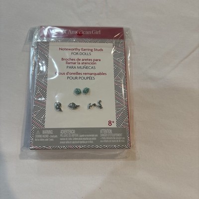 New American Girl Noteworthy Earring Set - Songbird Flower And Music Note Studs