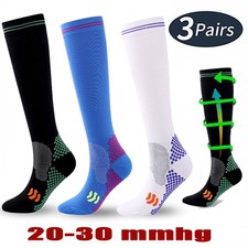 Compression Socks Stockings Womens Mens Knee High Medical 20-30 mmHG S/M - XXL