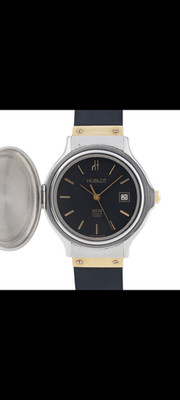 reloj Hublot mdm geneve de Oro y Acero relojeria de lujo  modelo raro con tapa