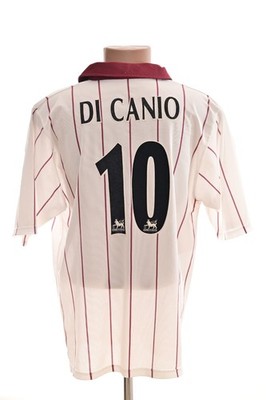 WEST HAM UNITED 2001/2003 AWAY FOOTBALL SHIRT FILA SIZE XL ADULT