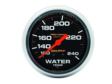 Autometer 5432 Pro-comp Water Temperature Gauge 2-58 120-240 F Liquid Filled Autometer 5432 Pro-comp Water Temperature Gauge 2-58 120-240 F Liquid Filled