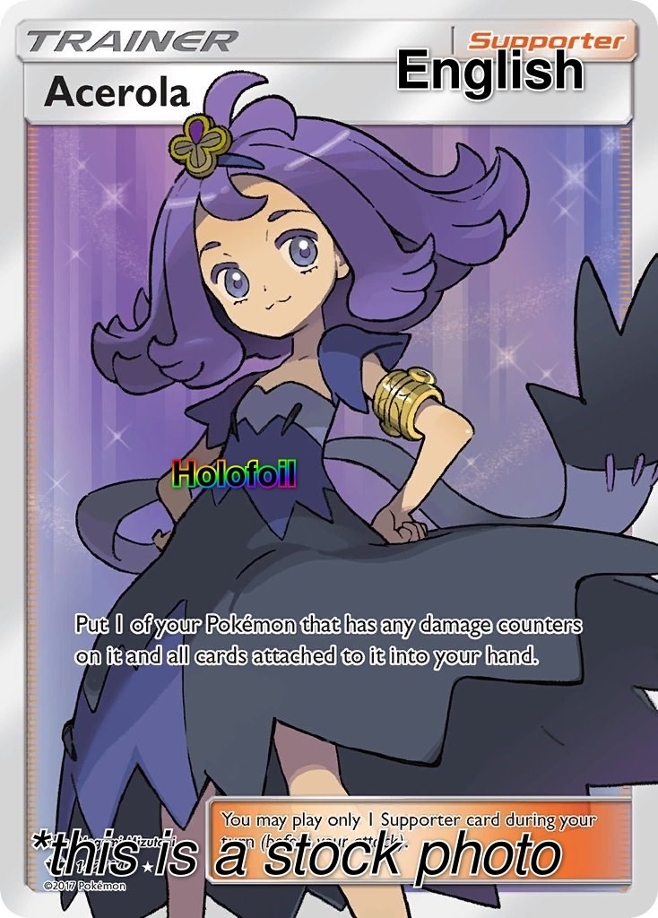 Acerola (Full Art) [Holofoil MP - SM - Burning Shadows 142/147]