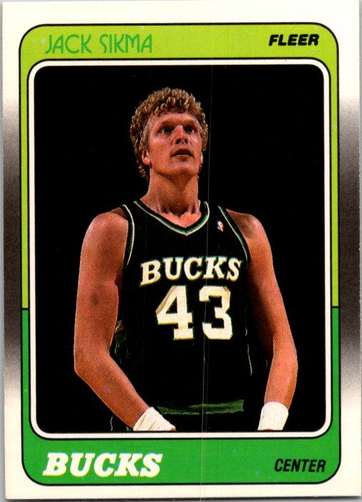 1988-89 Fleer #76 Jack Sikma basketball card 10PPP