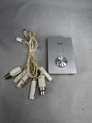Apogee Duet FireWire Audio Interface Tested Working w/ Breakout Cable 1st Gen