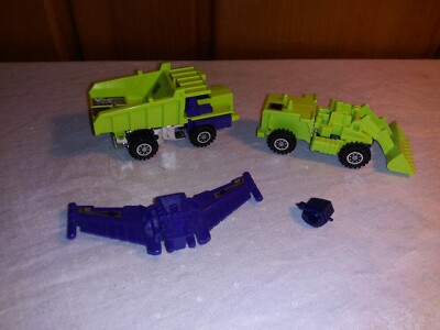 1984 Devastator Construction Decepticon Lot Takara Hasbro Transformers Japan