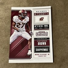 2018 Panini Contenders Draft Picks - Season Ticket #7 Antonio Brown