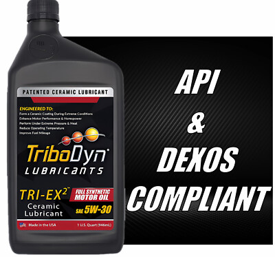 TriboDyn TRI-EX2 Full Synthetic Dexos 5w30 Oil with Ceramic Coating