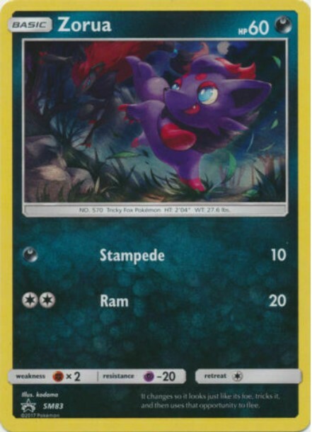 Zorua 009/009 Cs1: Journey Partners Collection Sheet for sale | eBay