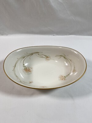 Noritake Ivory China 7248 Weyburne Japan gold trim Vegetable
