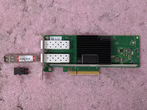 Dell Intel X710-DA2 Dual Port 10Gb SFP Network Card w/1x SFP-10GSR-85 | O573* - Afbeelding 2 van 13