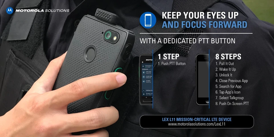 Motorola LEX L11n Mission Critical Handheld Device Phone AT&T Unlocked Open Box - Image 4 of 4