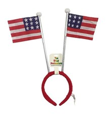 USA Patriotic Headband Festival Top Hat America Flag Patriotic Uncle Sam Party