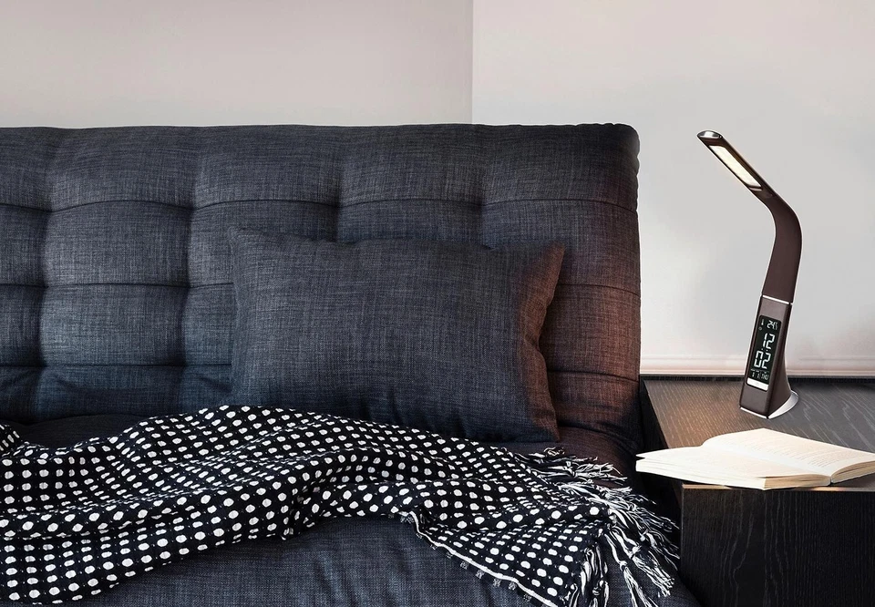 Globo SOPHIE LED-Schreibtischleuchte Tischlampe Akkubetrieben Dimmbar Grau - Bild 2 von 3