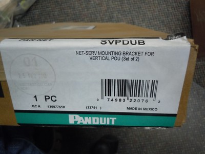 Panduit CVPDUB Power Outlet Unit Mounting Bracket Kit New