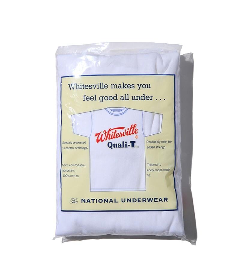 WHITESVILLE 2-PACK T-SHIRT - White, Black, Navy, Gray WV73544 Made In Japan - Foto 12