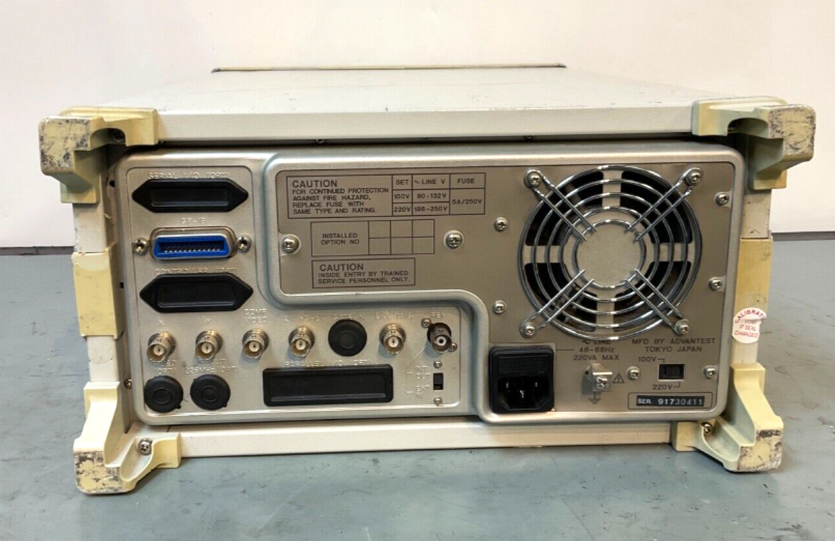 Advantest R3361B Spectrum Analyzer 9Khz-3.6Ghz - TESTED | eBay