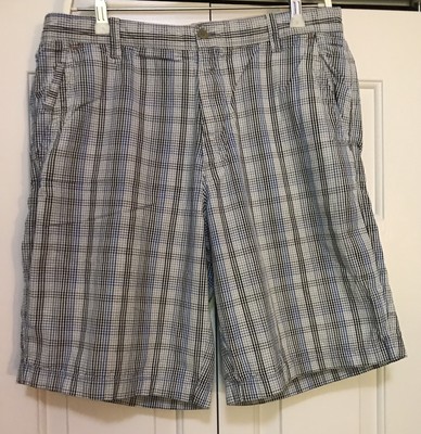 Tommy Bahama Mens 33 Multicolor Cotton Tartan Plaid Summer Shorts
