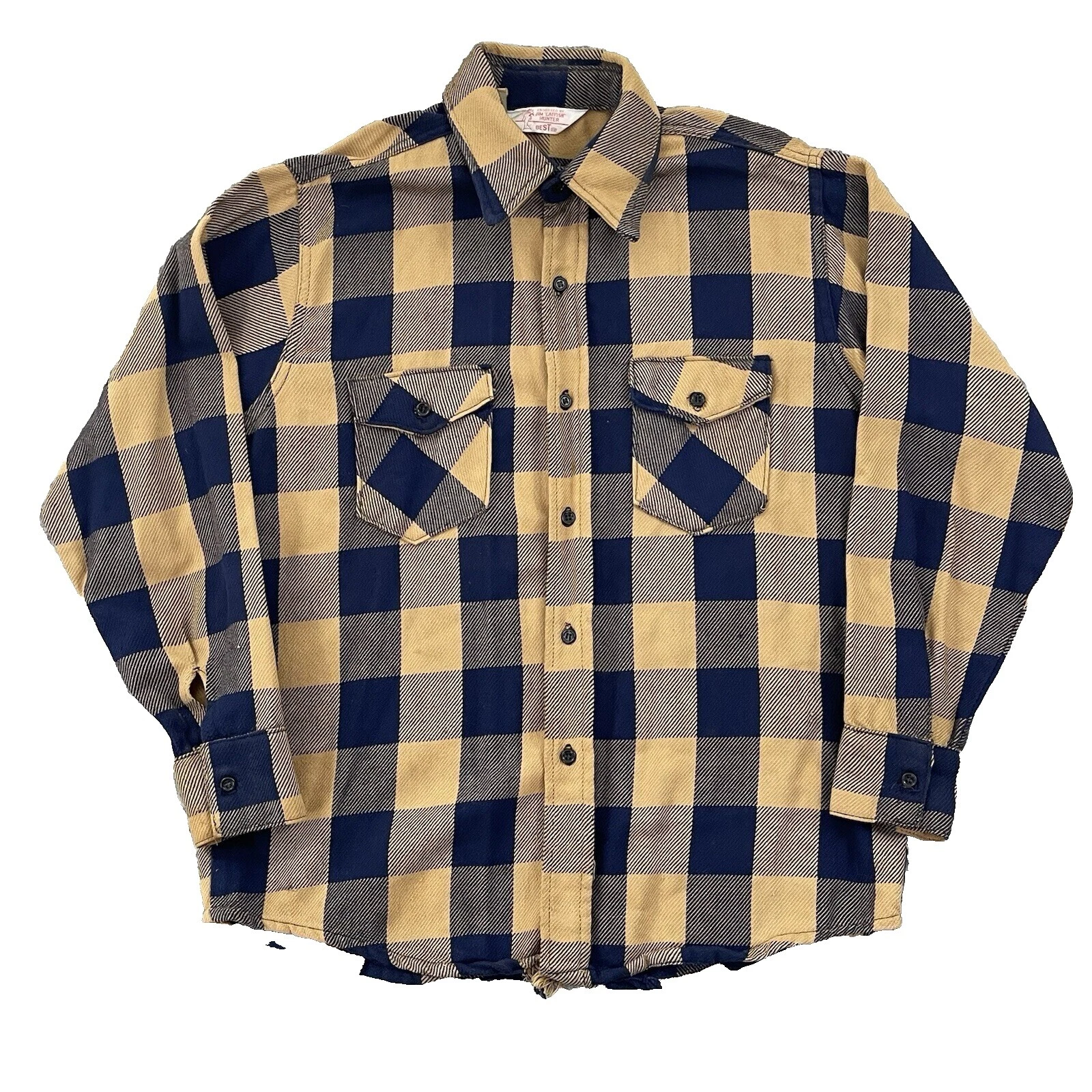 Повседневные мужские рубашки на пуговицах Hunter хлопок