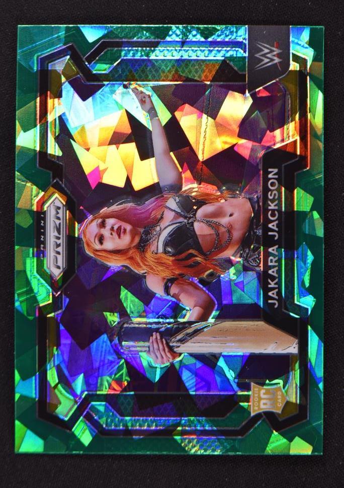 2024 Panini Prizm WWE Green Ice Prizm #12 Jakara Jackson   NXT