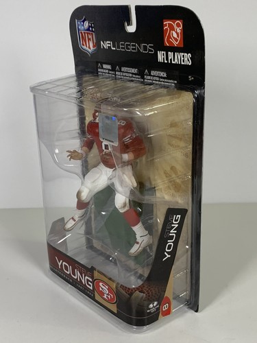 2009 McFarlane Toys NFL Legends Steve Young - SF 49ers # 8 - NEW Sealed - Picture 5 of 8