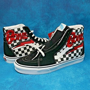 Détails sur Vans X David Bowie SK8-Hi Damier Baskets Noir Blanc Rouge Homme Taille 11.5 Détails sur Vans X David Bowie SK8-Hi Damier Baskets Noir Blanc Rouge Homme Taille 11.5