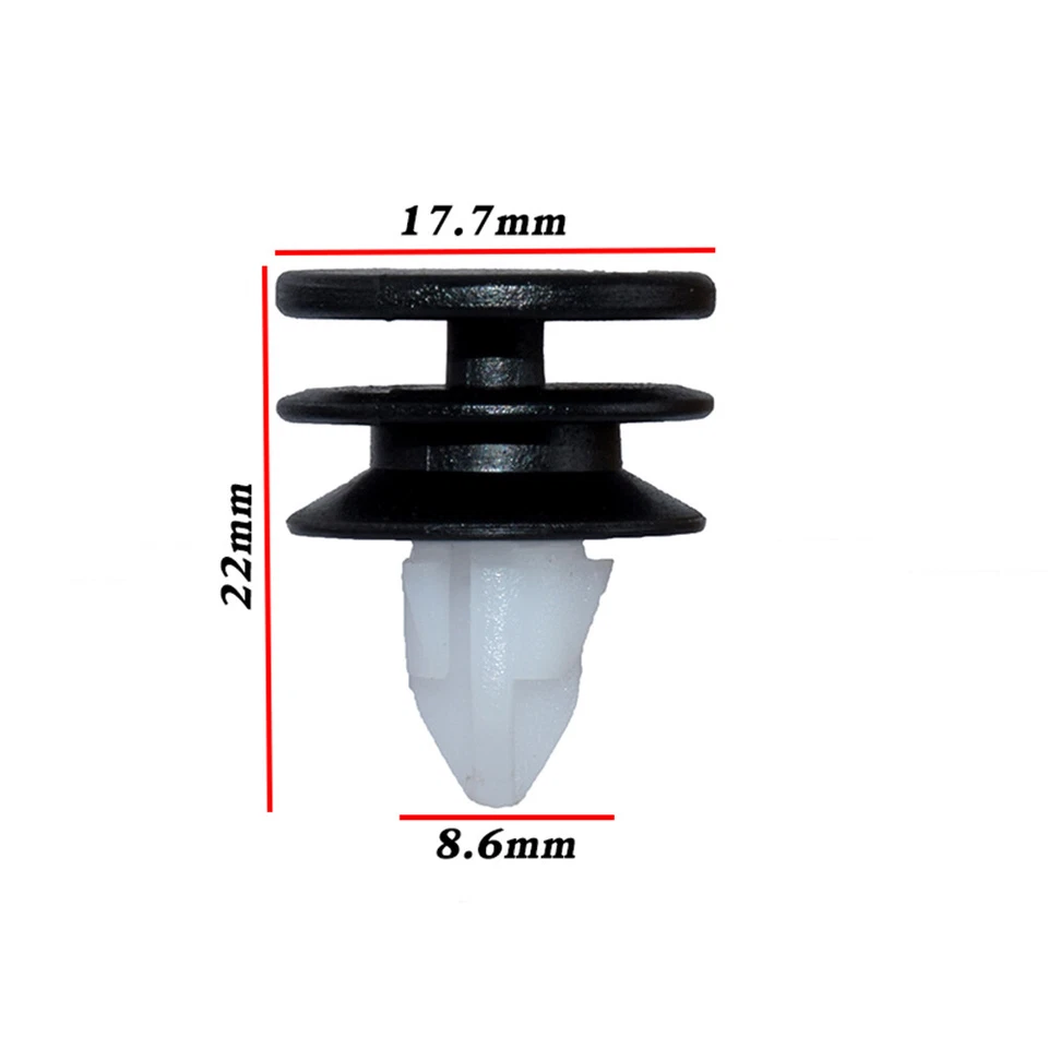 10 piezas clips de retención de molduras para panel de puerta interior de automóvil para Volvo Foto 2 de 3