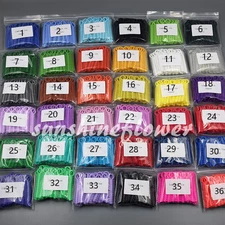 1040 Pcs/1 Pack Dental Orthodontic Ligature Ties Elastic Rubber Bands  37 Colors