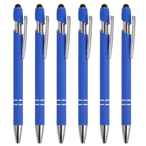 Crayon Bille Pointe, 6 Paquet 2 en 1 1.0mm Moyen Pointe Style 1, Bleu - Imagen 1 de 6