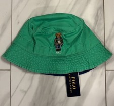 Polo Ralph Lauren Men's Polo Bear Bucket Hat Green New