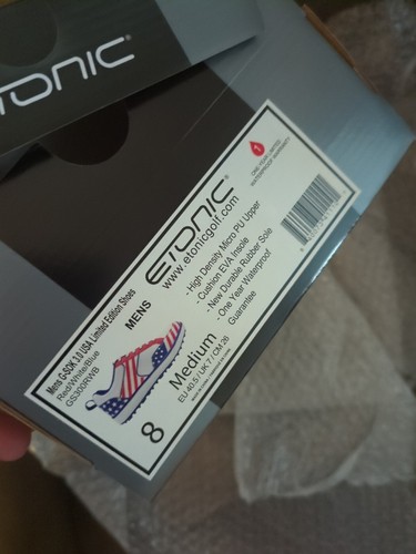 Etonic Men's G-SOK 3.0 Limited Edition Spikeless Waterproof Golf Shoe NEW size 8 - Picture 7 of 7