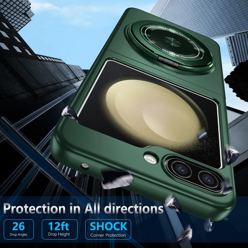 For Samsung Galaxy Z Flip 7 6 5 4 Magnetic Shockproof Ring Kickstand Case Cover - Picture 22 of 48