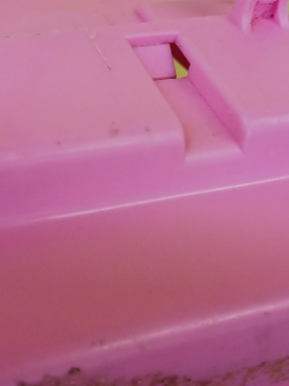 Vintage 1975 Barbie Dream House Elevator Replacement Part Pink Plastic