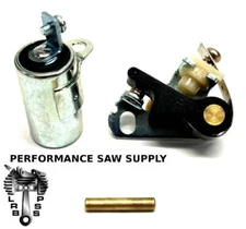 TECUMSEH HH100 HH80 HH120 POINTS,CONDENSER, POINT PLUNGER SEARS SURBURN BOLENS