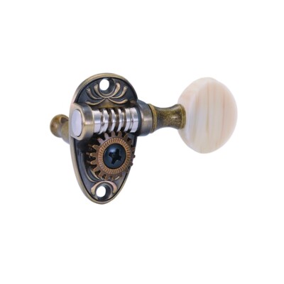Ukulele Tuners by Der Jung 2x2 with 18:1 tuning ratio Ivoroid Buttons