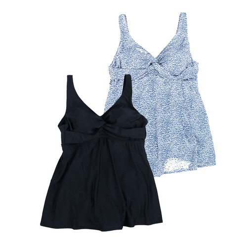 Raisins Women's Swim Plus Size Swimdress Bathing Suit One Piece Black