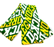 The Game University of Oregon Ducks Knit Scarf Green Yellow