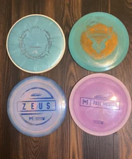 Lot of 4 used disc golf discs