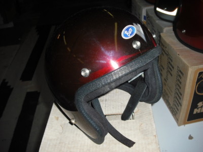 1970s helmet Buco browncandy Harley Honda Kawasaki chopper Suzuki