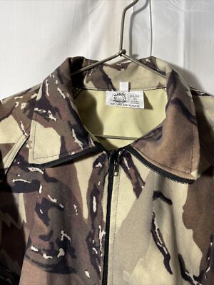 Vintage Predator Camouflage Full Zip Jacket Brown Green Multi