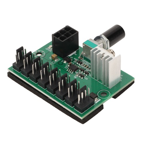 PC 8 Channels Fan Splitter Controller With 1 Knob NKFV8 1 DC 12V PWM Fan Hub - Afbeelding 5 van 12