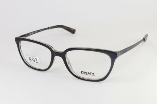 DKNY DY 5667 3674 in Black on Grey Stripe 52-17-140 Eyeglass Frames Flex R91