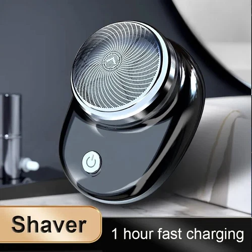 Mini Portable Electric Razor for Men USB Rechargeable Shaver Beard Trimmer Gifts - Picture 4 of 6