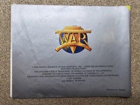 ROLLERGAMES Roller Games Nintendo NES 8-BIT MODE D'EMPLOI NOTICE-FRA C9