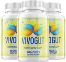 (3 Pack) VivoGut Capsules – Vivo Gut Pills Digestive Support, Gut Wellness