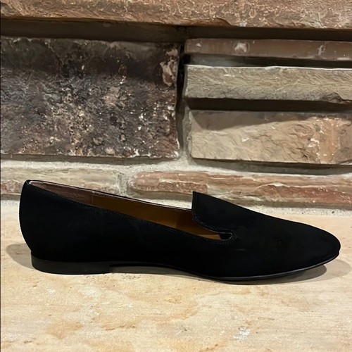 Margaux Black Suede Classic Loafers - Picture 5 of 10